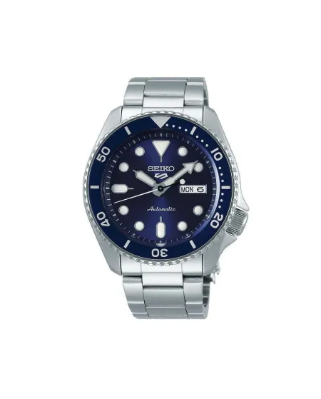 Seiko 5 Sport Watch Blue Dial Steel Bracelet