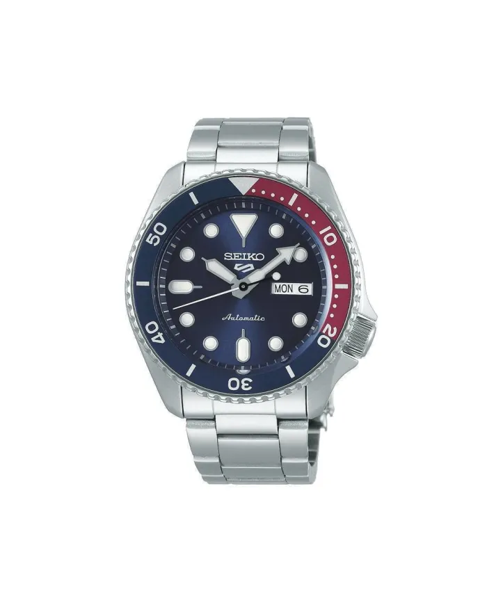 Orologio Seiko 5 Sports Quadrante Blu Cinturino in Acciaio