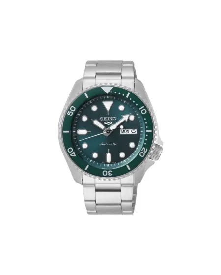 Montre Seiko 5 Sport Cadran Vert Bracelet Acier