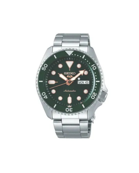 Orologio Seiko 5 Sports Quadrante Verde Cinturino in Acciaio