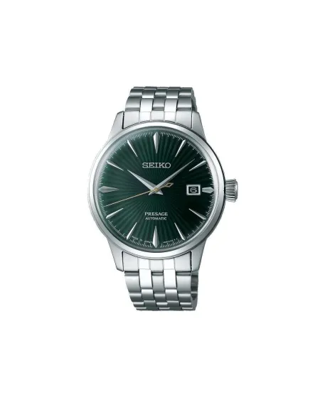 Seiko Presage Cocktail Green Dial Watch with Steel Strap