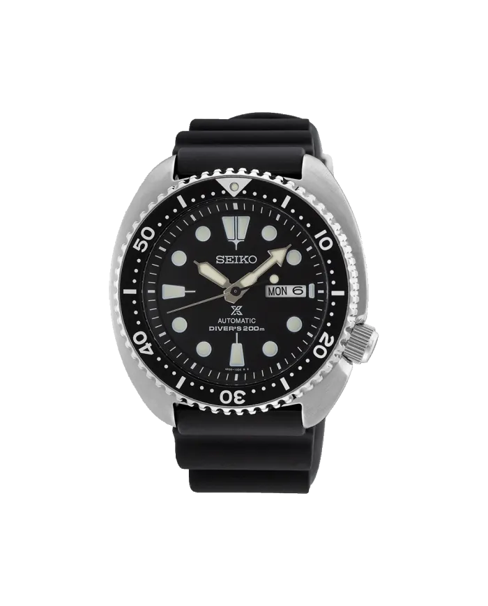 Orologio Seiko Prospex Diver's 200M Quadrante Nero Cinturino in Silicone