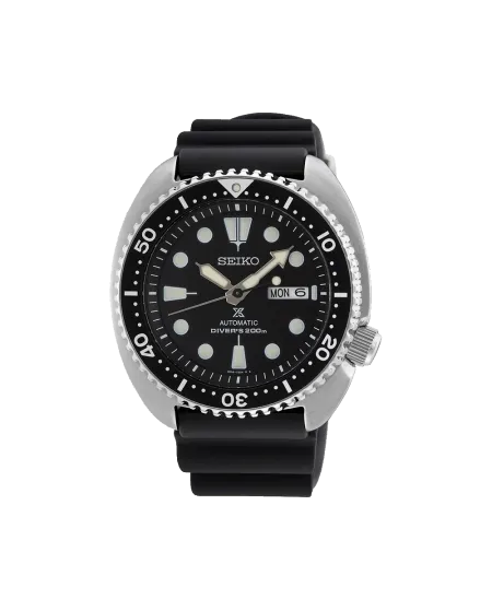 Orologio Seiko Prospex Diver's 200M Quadrante Nero Cinturino in Silicone