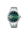 Orologio Seiko Presage Cocktail Open Heart Quadrante Verde con Cinturino Acciaio