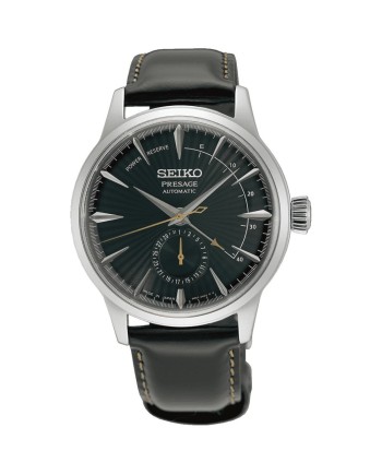 Montre Seiko Presage Cocktail Cadran vert avec bracelet en cuir