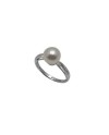 Bijoux Coscia Bague Le Lune or blanc perles et diamants LLRN790