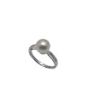 Coscia jewels Le Lune ring white gold pearls and diamonds LLRN790