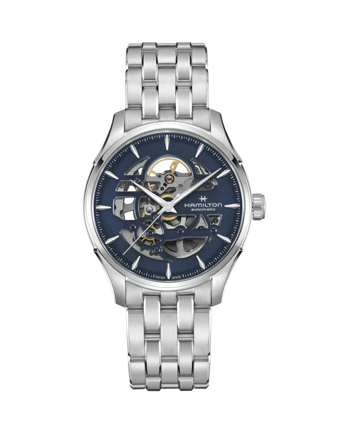 Hamilton Jazzmaster Skeleton Auto Blue Dial Watch