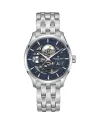 Montre Hamilton Jazzmaster Skeleton Auto à cadran bleu