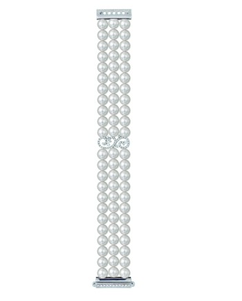 Coscia Gioielli White Gold and Diamond Pearl Bracelet BRAK401