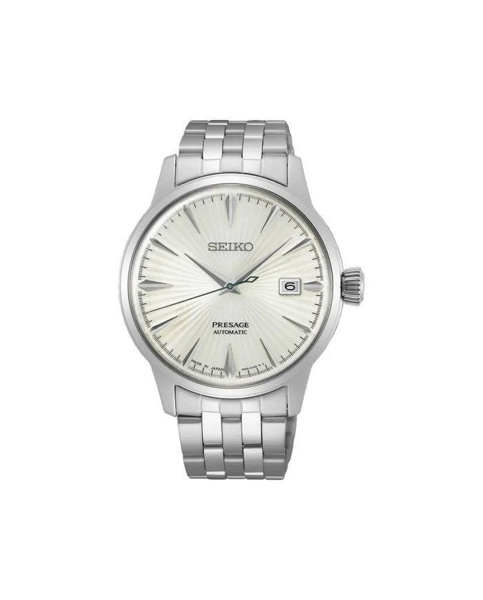 Seiko Presage Cocktail Watch Ivory Dial with Steel Strap