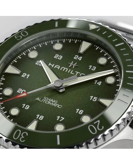 Hamilton Khaki Navy Scuba Green Watch 43 mm