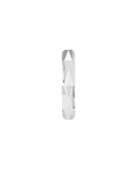 Bague Gucci Link to Love en or blanc avec clous de 4 mm
