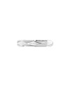 Bague Gucci Link to Love en or blanc avec clous de 4 mm