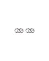 Gucci Running G White Gold Stud Earrings YBD094074001