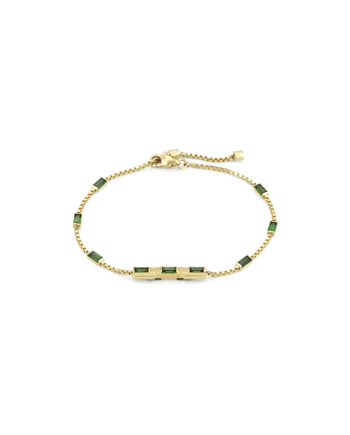 Bracciale Gucci Link to Love in Oro Giallo con Tormaline