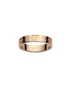 Anello Gucci Icon in Oro Rosa con Doppia G
