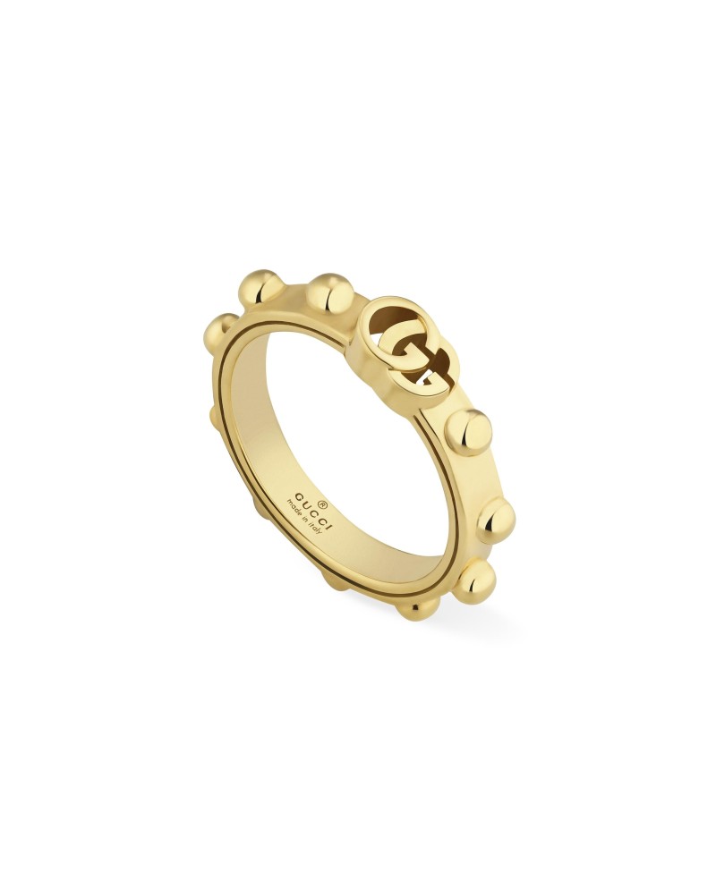 Anello Gucci GG Running in Oro Giallo