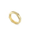 Anello Gucci Link to Love in Oro Giallo con Borchie 5 mm