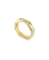 Anello Gucci Link to Love in Oro Giallo con Borchie 5 mm