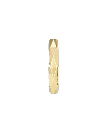 Bague Gucci Link to Love en or jaune avec clous de 4 mm
