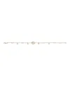 Bracelet Gucci Flora en or rose GG avec diamants