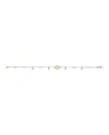 Bracelet Gucci Flora en or rose GG avec diamants