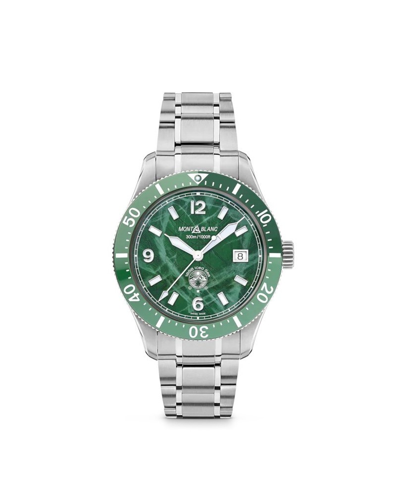 Montblanc 1858 Ice Sea Automatic Date Green Watch