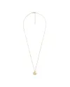 Gucci GG Running Necklace in Yellow Gold with Double G Pendant