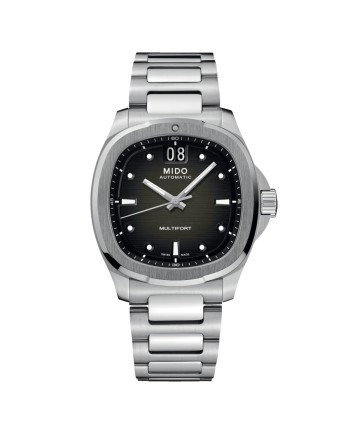 Orologio Mido Multifort TV Big Date Grigio con Cinturino in Acciaio