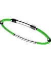 Bracciale da Uomo Zancan Robikevlar in Argento con Cordino Verde