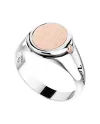 Anello da Uomo Zancan in Argento e Oro Rosa