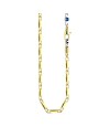 Collana da Uomo Zancan Insignia in Oro Giallo con Zaffiro Blu