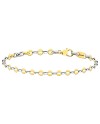 Bracciale da Uomo Zancan Insignia in Oro Bicolore con Diamanti