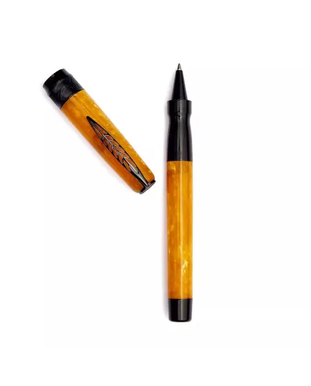 Penna Roller Pineider La Grande Bellezza Rock Giallo
