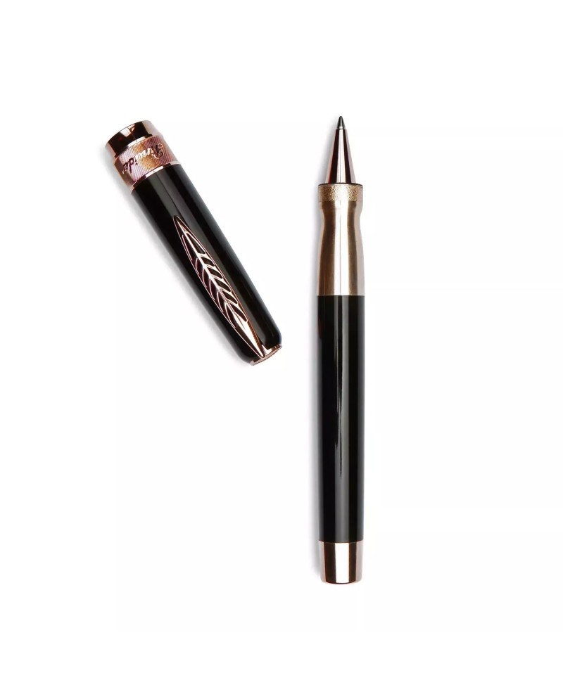 Pineider La Grande Bellezza Rock Black Prince Rollerball Pen
