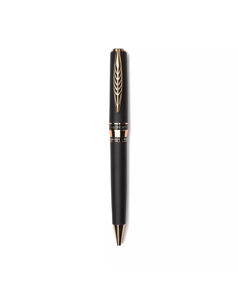 Pineider Alchemist Stromboli Black Ballpoint Pen