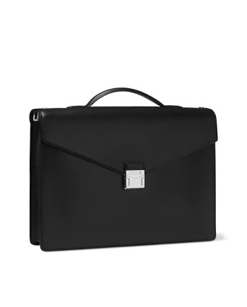 Montblanc Meisterstück 4810 Medium Briefcase in Black Leather