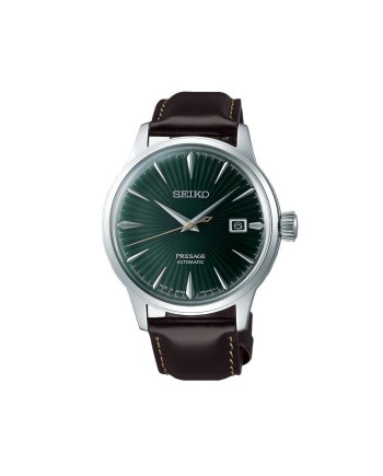 Orologio Seiko Presage Cocktail Quadrante Verde con Cinturino in Pelle