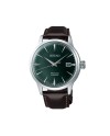 Montre Seiko Presage Cocktail Cadran vert avec bracelet en cuir