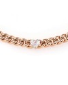 Crivelli Groumette Choker in Rose Gold with Heart Diamond