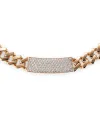 Girocollo Crivelli in Oro Rosa con Pavé di Diamanti