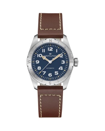 Orologio Hamilton Khaki Field Expedition Auto Blu Cinturino Pelle