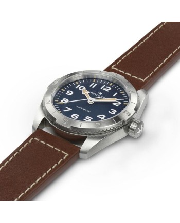 Hamilton Khaki Field Expedition Auto Blue Leather Strap Watch