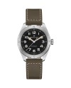 Hamilton Khaki Field Expedition Auto Watch Black Leather Strap 41 mm