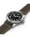 Montre Auto Hamilton Khaki Field Expedition Bracelet Cuir Noir 41 mm