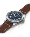 Montre Hamilton Khaki Field Expedition 41 mm Auto bracelet en cuir bleu