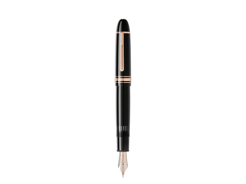 Stylo plume Montblanc Meisterstuck LeGrand 149 recouvert d'or rose