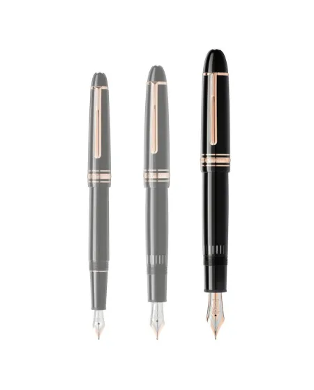 Stylo plume Montblanc Meisterstuck LeGrand 149 recouvert d'or rose