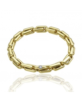 Chimento X-Tend Elastic Bracelet in Yellow Gold with Diamond